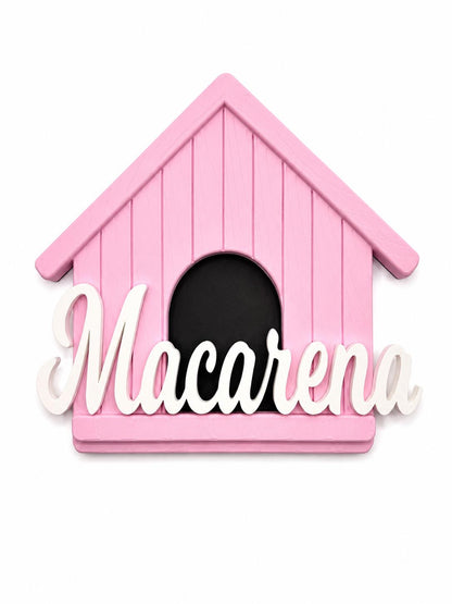 Personalized Dog House Name Sign | Custom Pet Name Wall Decor | Dog Room Decor | Puppy Name Sign | Pet House Sign | Dog Lover Gift | Nursery