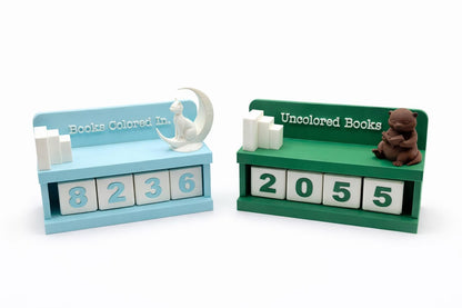 3D Printed Books Read Tracker | Reading Goal Counter