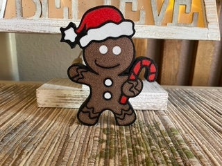Festive Gingerbread Man Ornament -Christmas