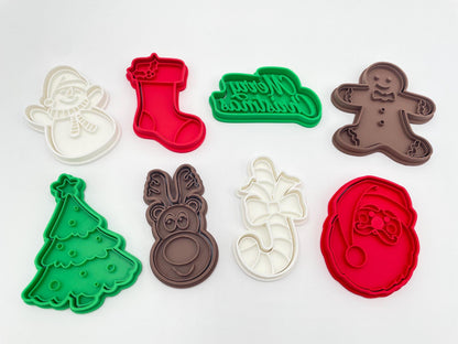 Christmas Cookie Cutter Set | Holiday Baking Shapes