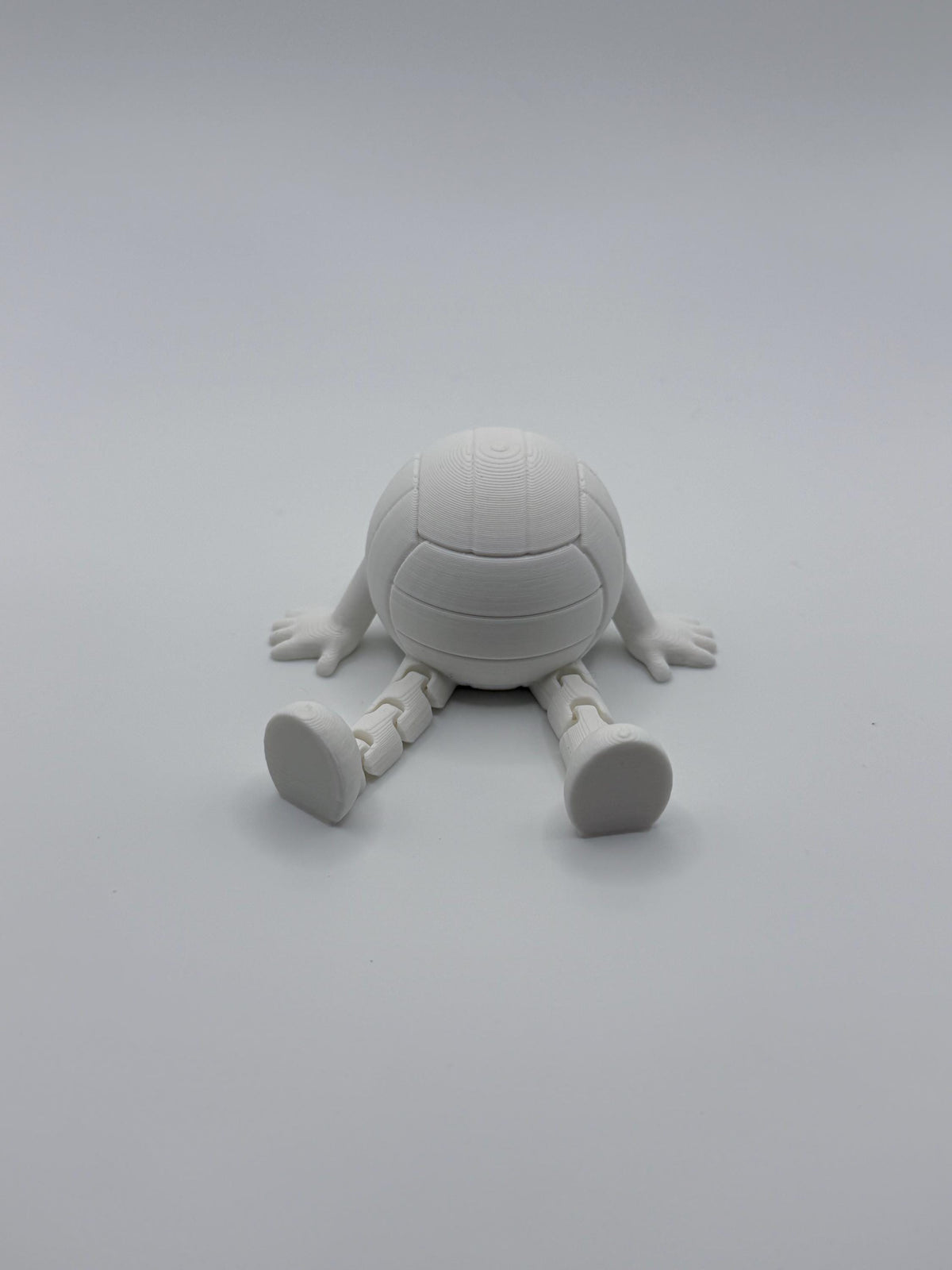 Articulated Volleyball Buddy, 3D Printed Volleyball Desk Toy, Volleyball Gift, Coach Gift, Team Gift, Sports Desk Decor