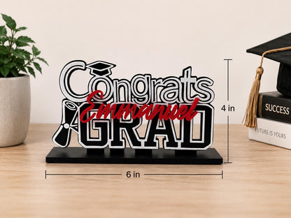 Personalized Graduation Sign 2026 | Grad Party Table Decor