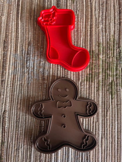 Christmas Cookie Cutter Set | Holiday Baking Shapes