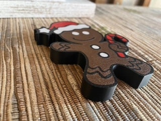 Festive Gingerbread Man Ornament -Christmas