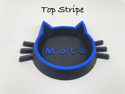 Personalized Cat Food Bowl | Custom Name, 3D Printed Kitten Dish