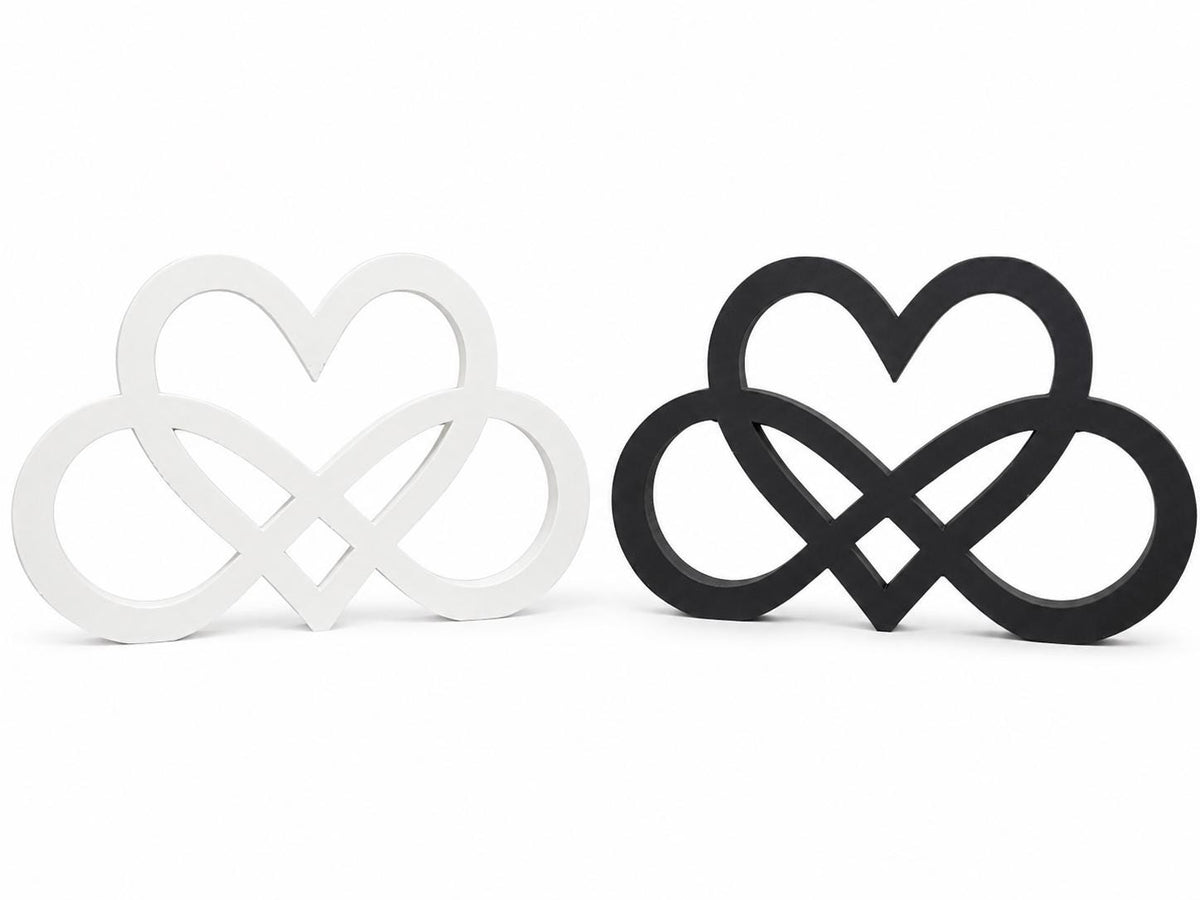 Personalized Infinity Heart Fridge Magnet, Custom Name Magnet, Personalized Refrigerator Decor, Family Gift, Couple Gift, 3D Printed Magnet