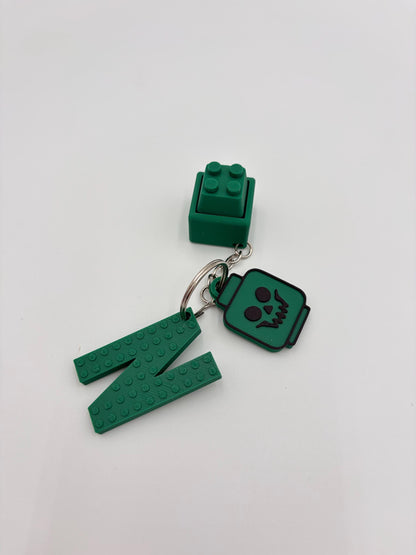 Personalized Building Block Fidget Keychain | Party Favor Sets
