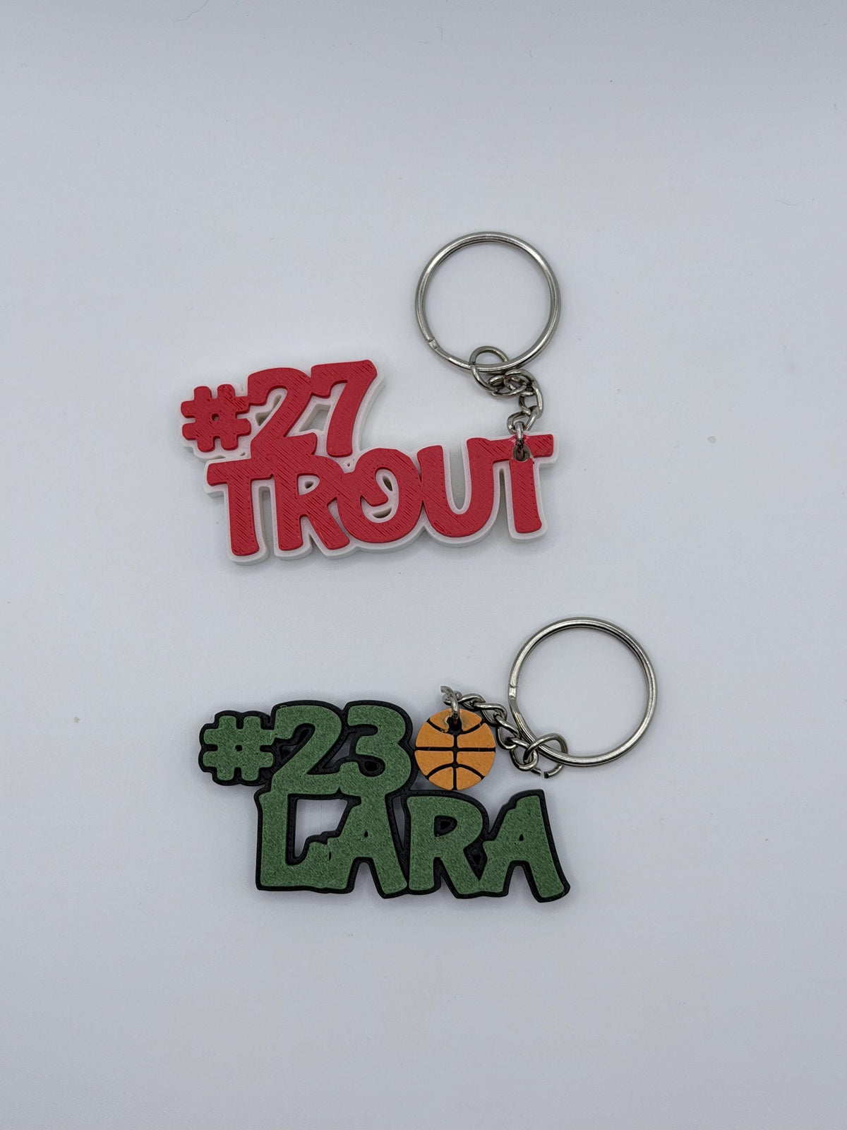 Personalized Sports Name Sign | Custom Jersey Number Keychain | Soccer Basketball Baseball Keychain | Athlete Gift |Team Gift | Custom Name