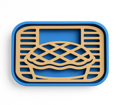 Fall Soap Dish with Drain | Pumpkin, Pie & Cornucopia