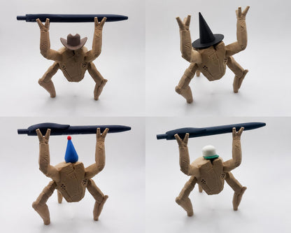 Rocky Pen Holder Figurine | Funny Desk Organizer Gift