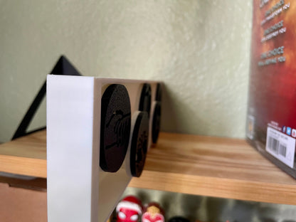 Symbolic Faction Decor | 3D Printed Bookshelf Display for Sci-Fi Fans