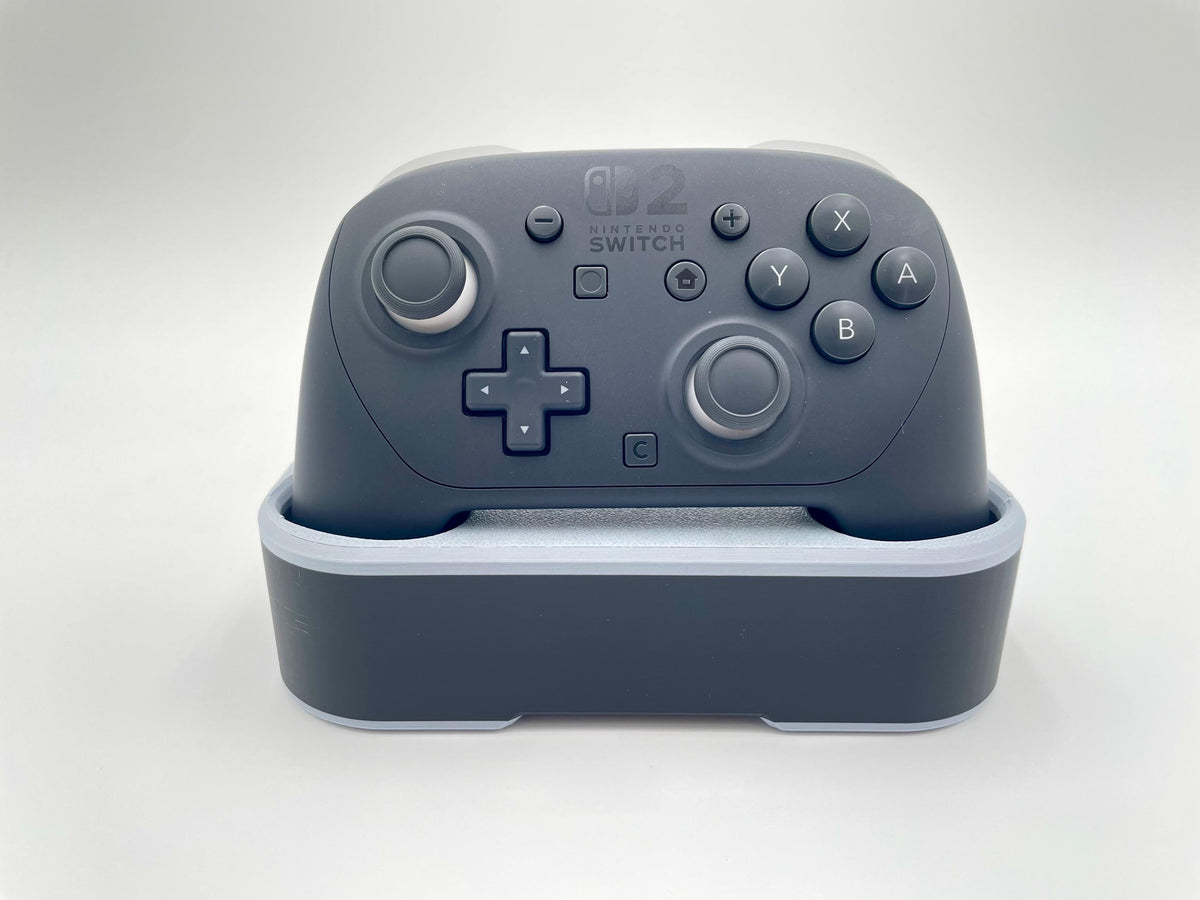 Personalized Switch 2 Pro Controller Stand | Custom Gamer Tag Display
