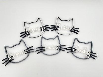 Personalized Cat Name Sign | Custom Pet Wall Decor