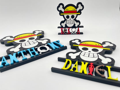 Custom Anime & Gaming Name Plate | Personalized Wall Decor