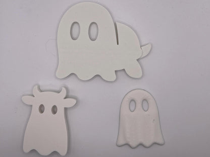 Ghost Animal Fridge Magnets | Spooky Halloween Decor Set
