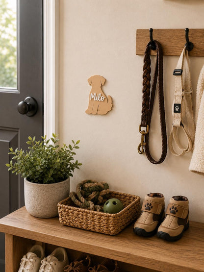 Personalized Multi-Dog Name Sign | Puppy Wall Decor