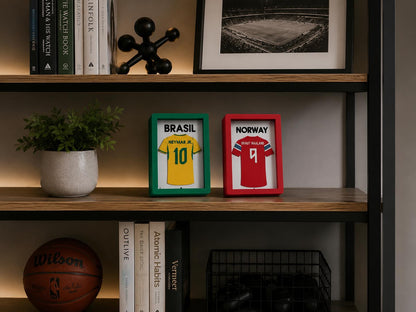 Personalized Soccer Jersey Lightbox, Custom Team Gift