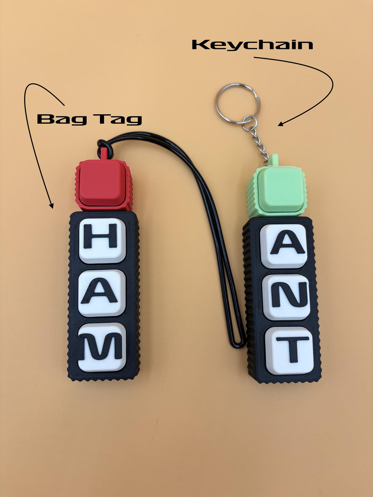 Motorsport Fidget Clicker Keychain | Racing Gift | Custom 3 Letter Keychain | Personalized Racing Accessory | Race Driver | Grand Prix