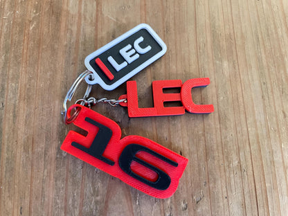 Charles Leclerc #16 Driver Keychain, F1 Racing Gift