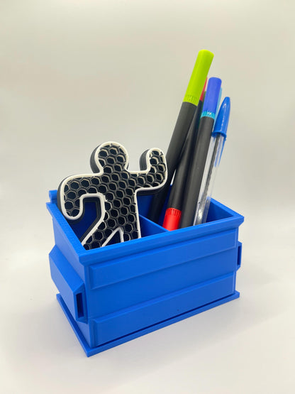 Mini Dumpster Pen Holder – 3D Printed Desk Organizer
