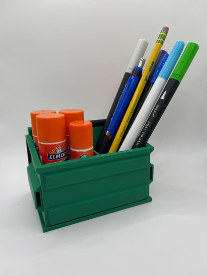 Mini Dumpster Pen Holder – 3D Printed Desk Organizer