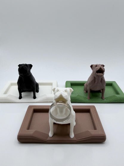Personalized English Bulldog Ring Holder, Pet Lover Gift