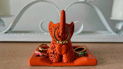 Elephant Ring Holder with Tray | Engagement Gift for Her