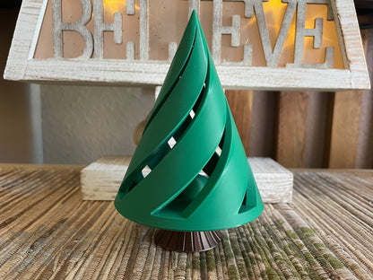 Set of 5 3D Printed Christmas Trees | Eco-Friendly Holiday Decor