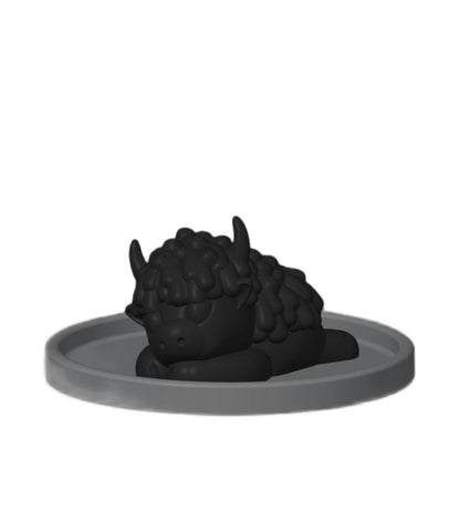 Cute Highland Cow Ring Holder | Kawaii Jewelry Dish Gift for Her