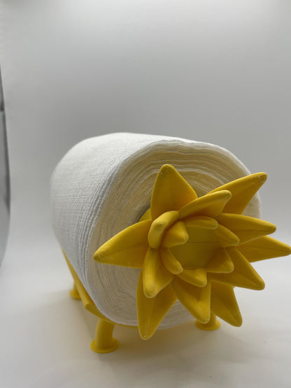 3D Printed Floral Toilet Paper Holder | Whimsical Bathroom Decor
