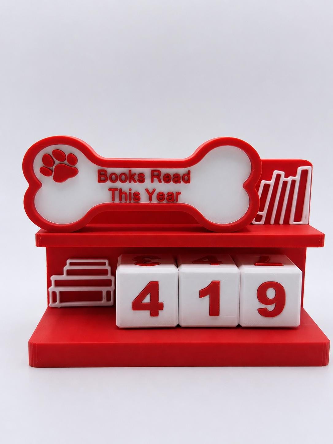 Dog Theme Books Read Tracker | Reading Goal Counter