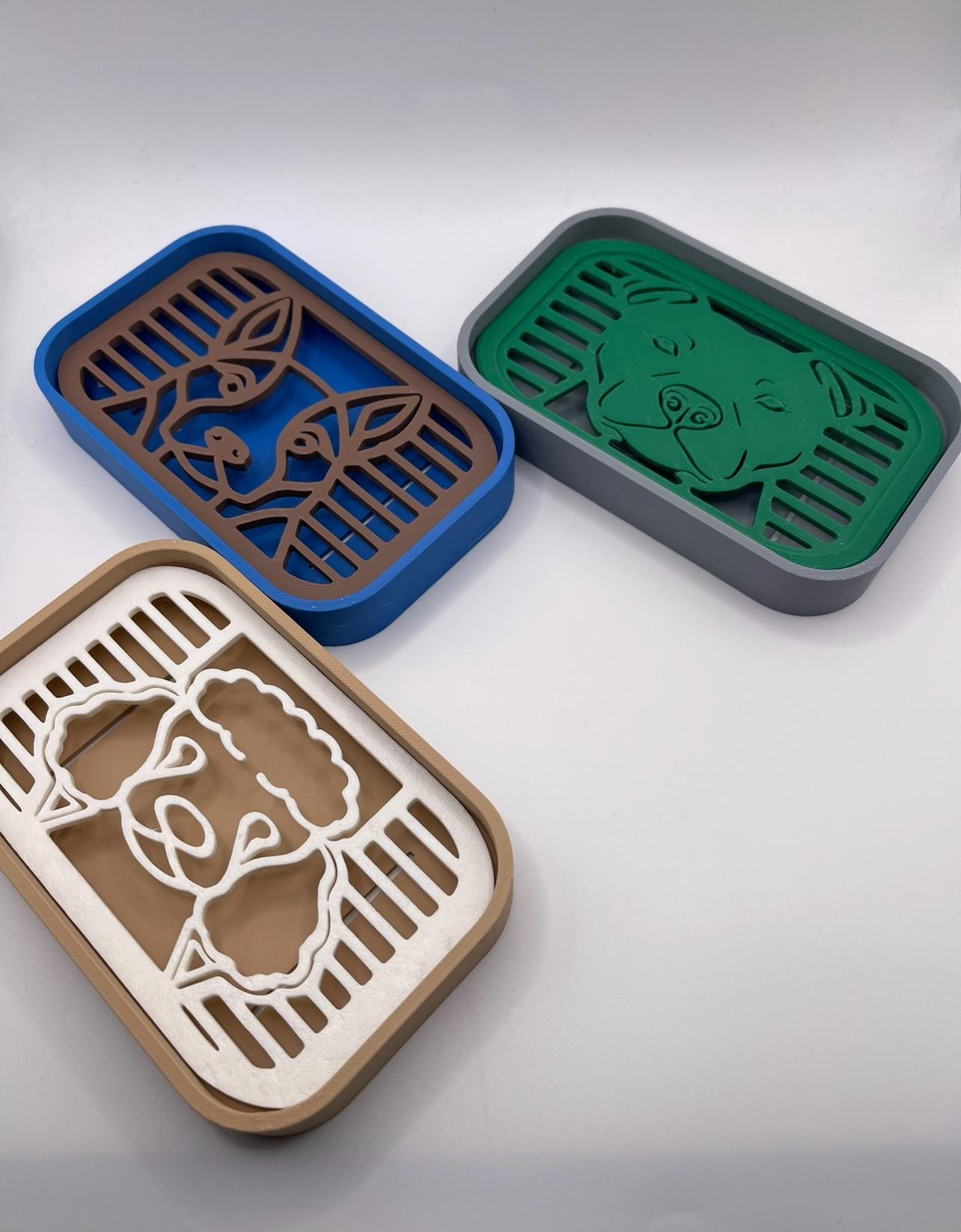 3D Printed Dog Soap Dish | Minimalist Bathroom Decor