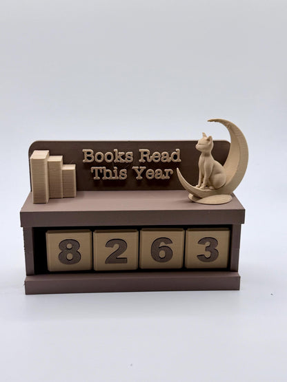 3D Printed Books Read Tracker | Reading Goal Counter