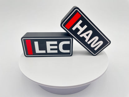 Personalized Motorsport Driver Lightbox | Custom Racing Gift