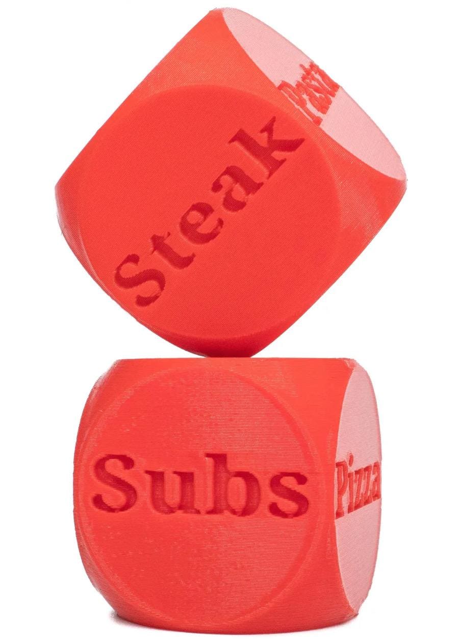 Meal Decision Dice Set – Let Fate Choose Your Next Meal!