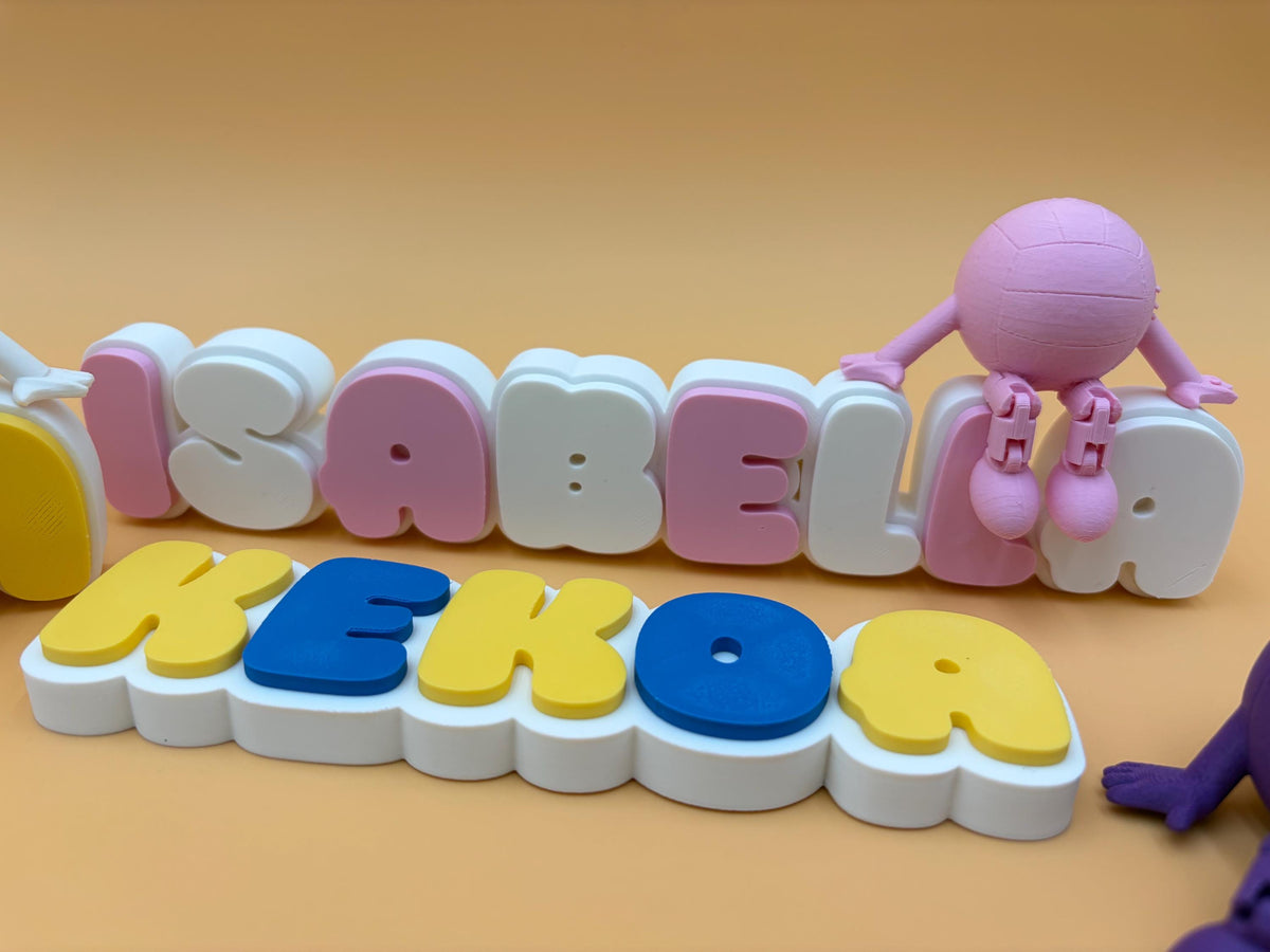 Personalized Sign | Articulated Volleyball Buddy | Desk Sign Toy | Volleyball Gift | | VBall Player Coach Gift | Team Gift | Sports | Custom