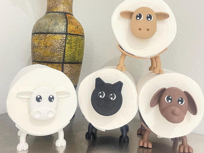 Animal Toilet Paper Holder | Funny Bathroom Decor