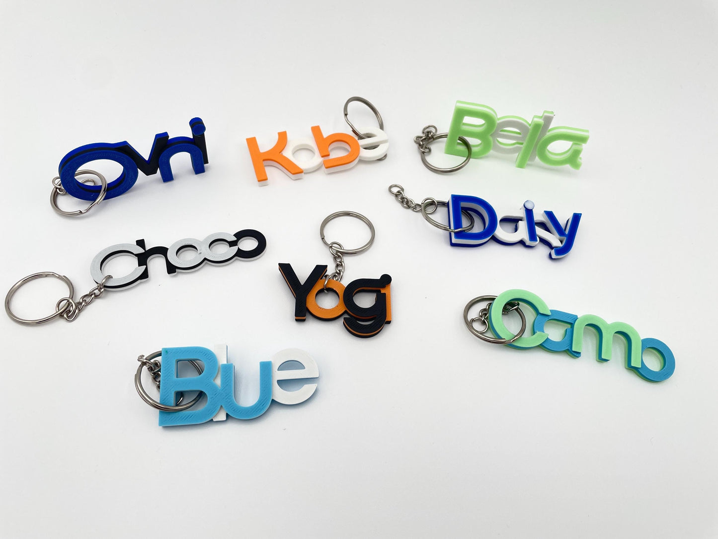 Custom 3D Printed Keychain | Custom Key Chain | Name Keychain | Custom Key Ring | 3D Printed Name | Custom Name Keychain | Backpack Tag |