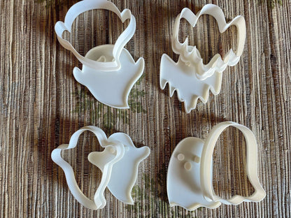 Halloween Ghost Cookie Cutters | Spooky Treat Molds Set of 4