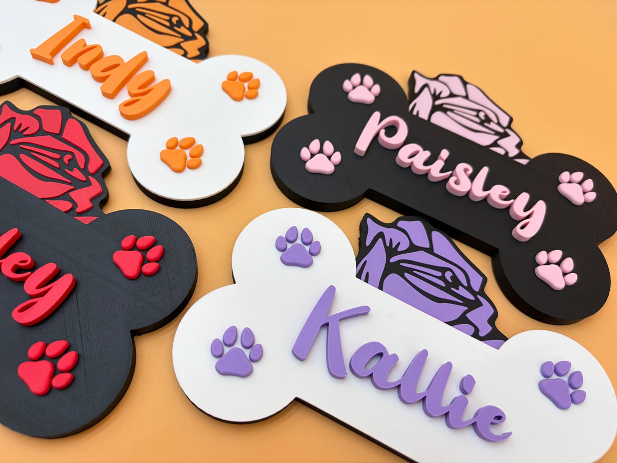 Personalized Dog Name Sign | Custom Pet Name Wall Decor | Dog Room Sign | Puppy Name Plaque | Dog Lover Gift | Custom Dog Decor