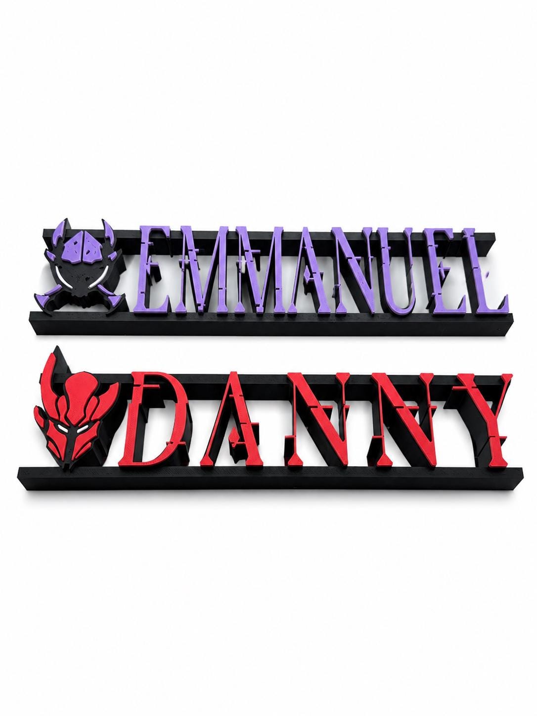 Personalized Anime Name Sign | Custom Gaming Room Decor | 3D Printed Desk Name Plaque | Kids Bedroom Name Sign | Gamer Gift | Custom Shelf