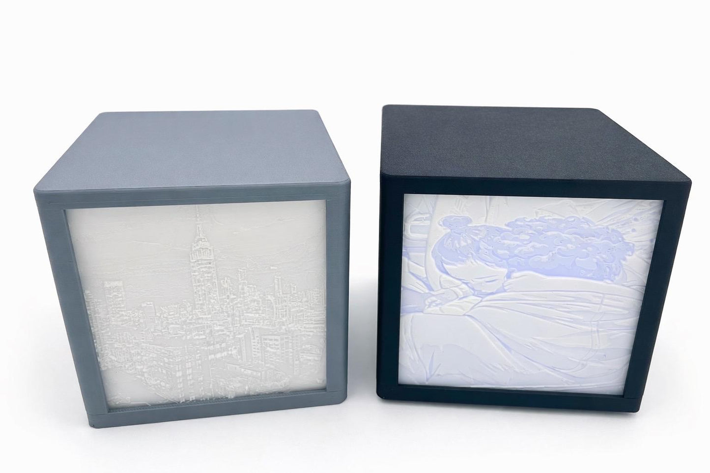 Shadow Box Light | Custom 3D Photo Lithophane | Personalized Photo Night Light | Unique Gift for Couples, Family & Memories |