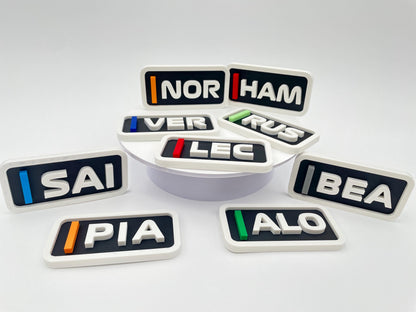 F1 Driver Fridge Magnet | Personalized Racing Gift