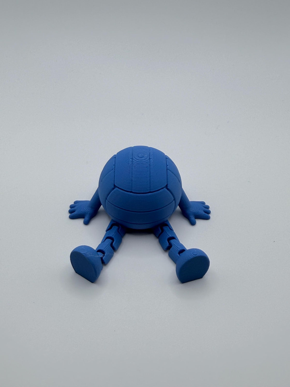 Articulated Volleyball Buddy, 3D Printed Volleyball Desk Toy, Volleyball Gift, Coach Gift, Team Gift, Sports Desk Decor