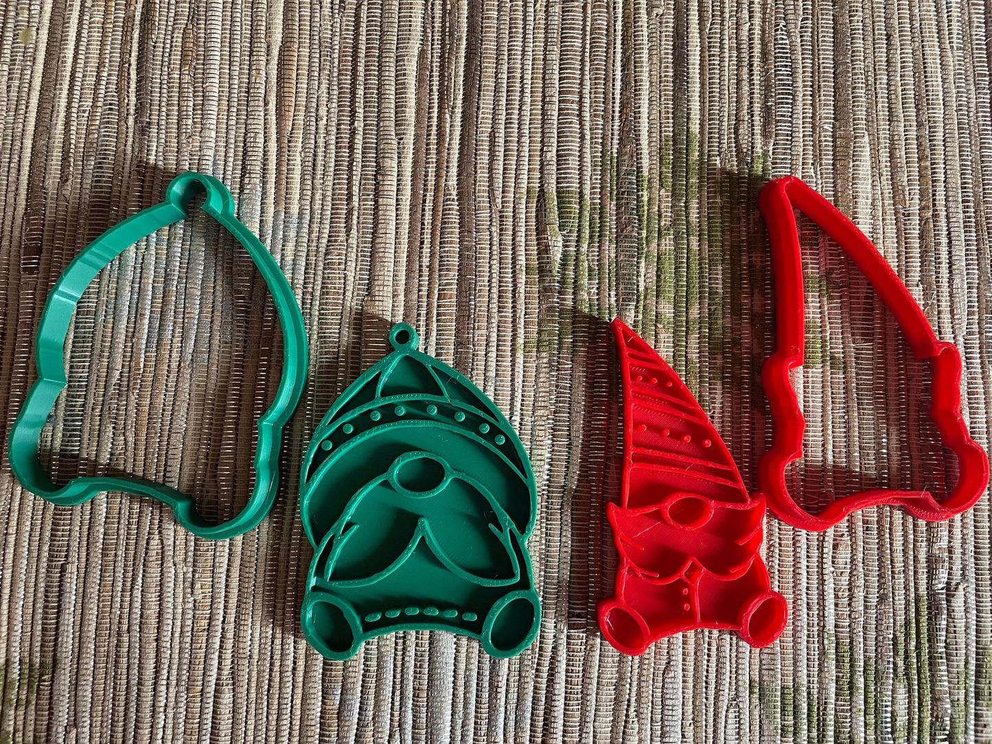 Festive Gnome Cookie Cutters | Set of 5 Holiday Baking Shapes