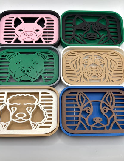 3D Printed Dog Soap Dish | Minimalist Bathroom Decor