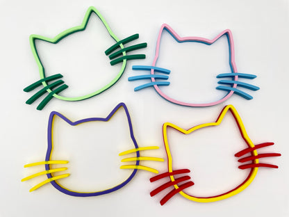 Custom Multicolor Cat Name Sign | 3D Printed Pet Wall Decor