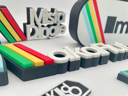 Custom Gaming Name Plate Lightbox | Personalized Gamer Gift