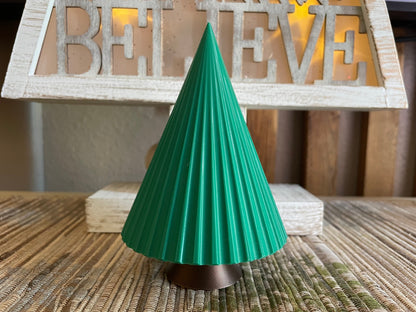 Set of 5 3D Printed Christmas Trees | Eco-Friendly Holiday Decor