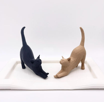 Two Cats Ring Holder Dish | Cat Jewelry Holder Gift